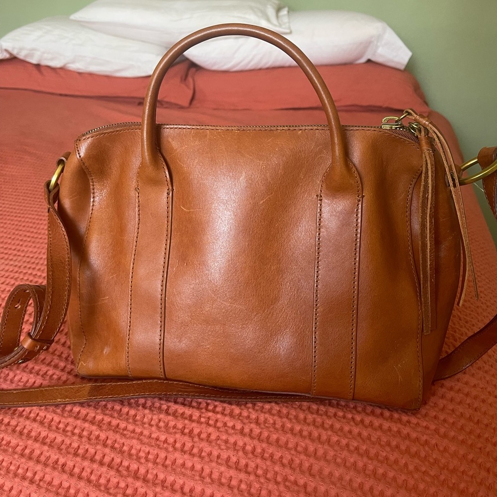 Madewell the Prague brown leather bag